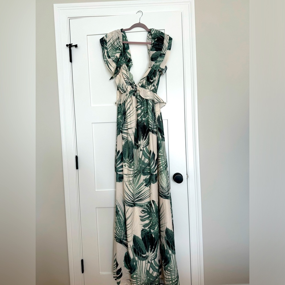 Vici Dolls Palm Tropical Maxi Dress